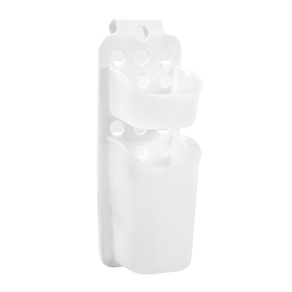 12PK Boxsweden Bathroom Hanging Storage Basket 11.5x32.5cm - White