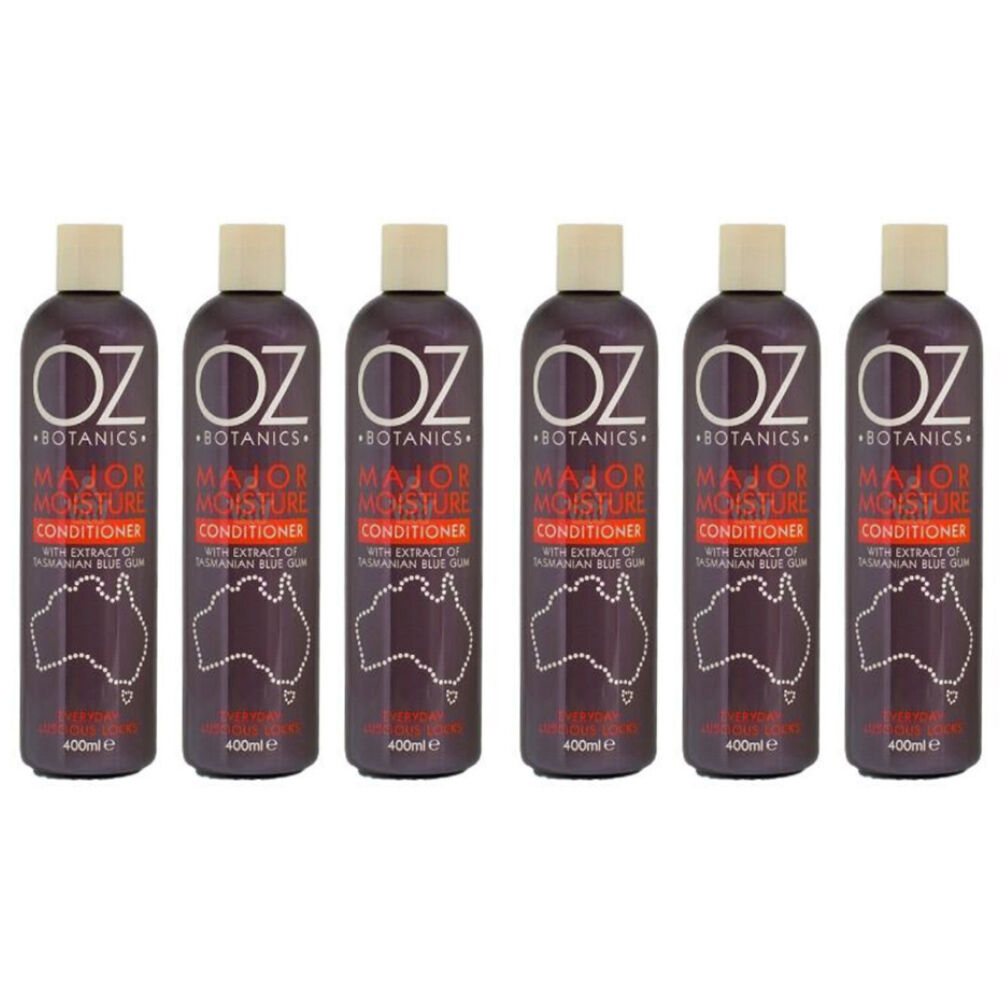 6PK OZ Botanics Major Moisture Conditioner For Damaged Dry All Hair Types 400ml