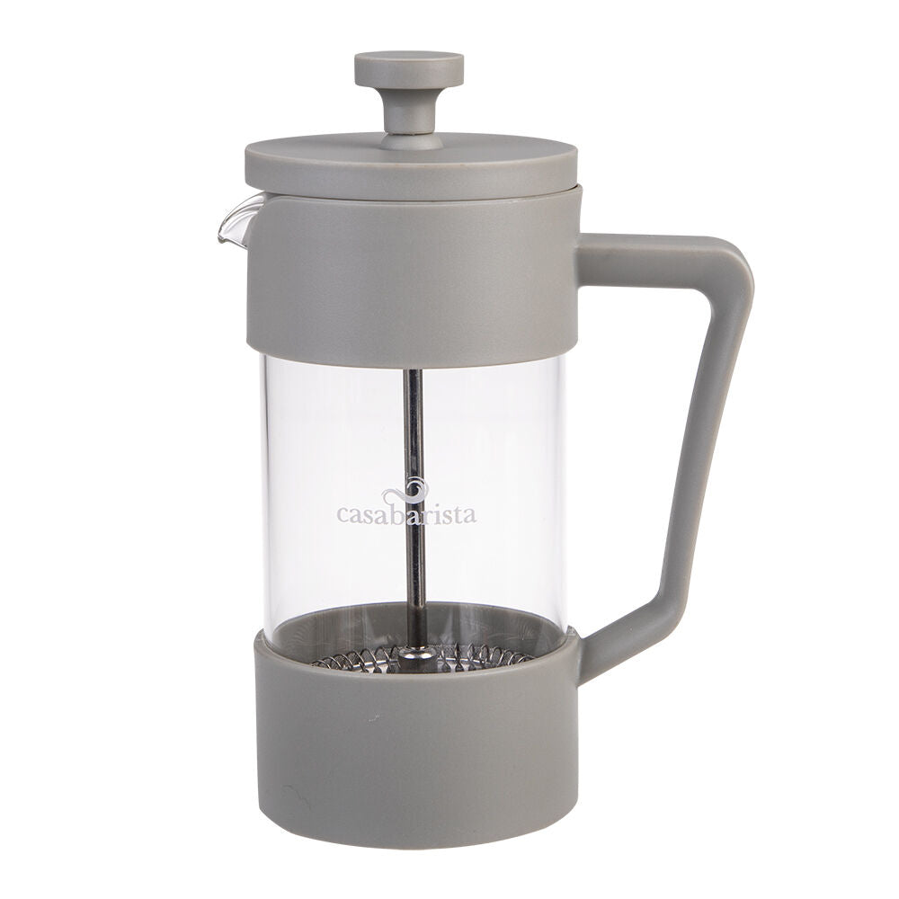 3PK Casabarista Oslo Accent Stainless Steel Coffee Plunger 3 Cup 350ml Taupe