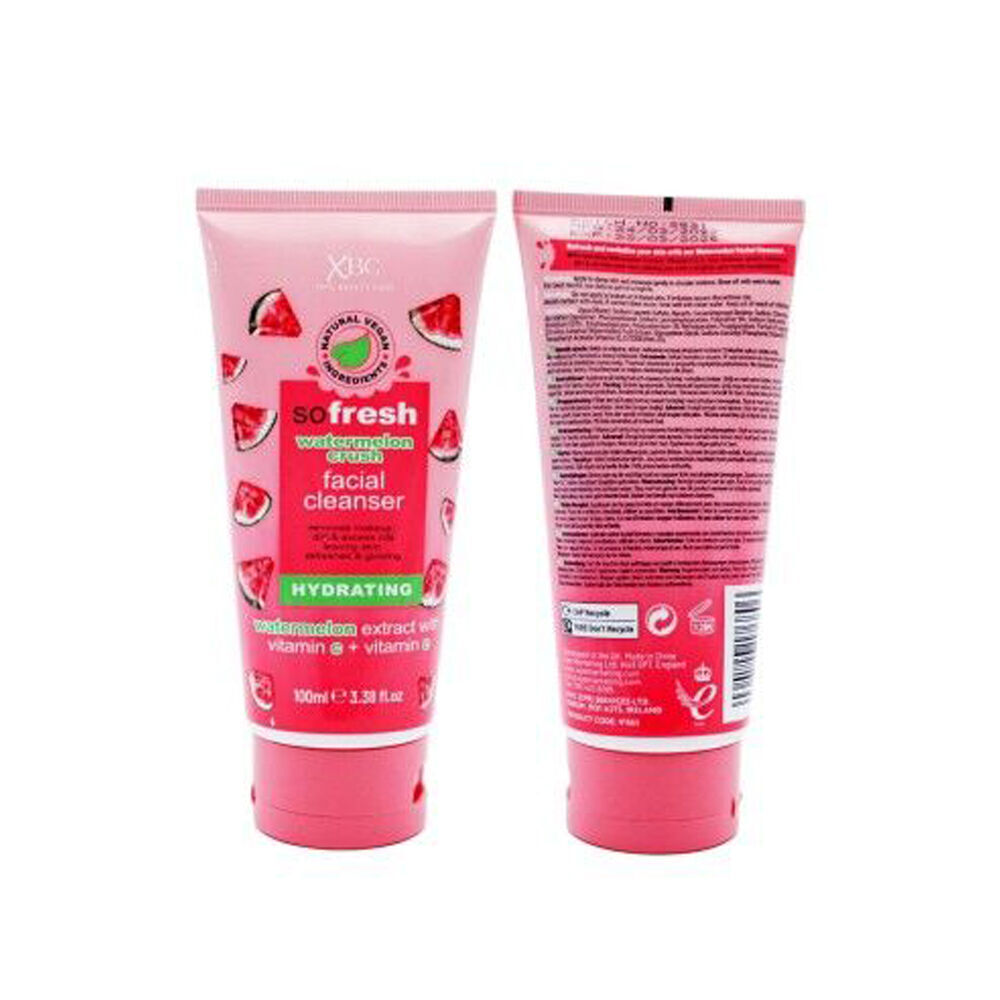 6PK XBC So Fresh Watermelon Crush Daily Facial Cleanser For All Skin Types 100ml