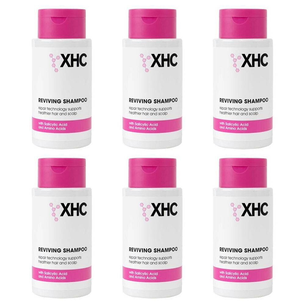 6PK XHC Reviving Shampoo w/ Salicylic & Amino Acid For Damaged Hair Repair 250ml
