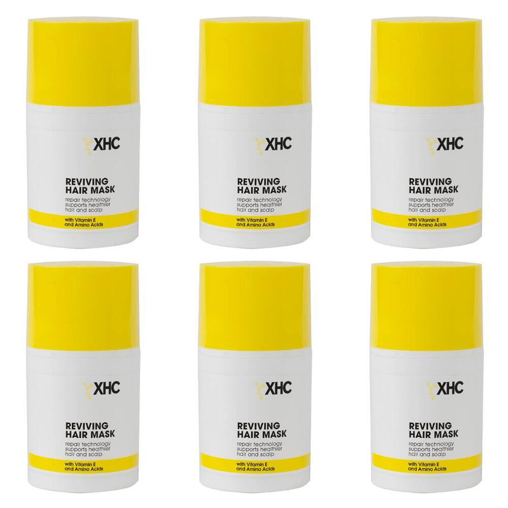 6PK XHC Reviving Mask w/ Vitamin E & Amino Acid For Dry Flaky Hair Repair 50ml