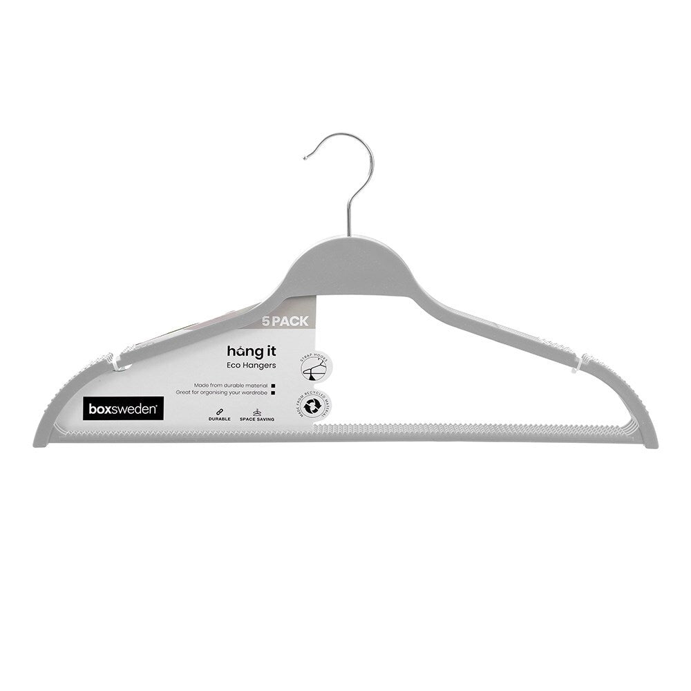 80pc Boxsweden Hangit Eco Wheat Straw Clothes Hangers 45cm - Assorted