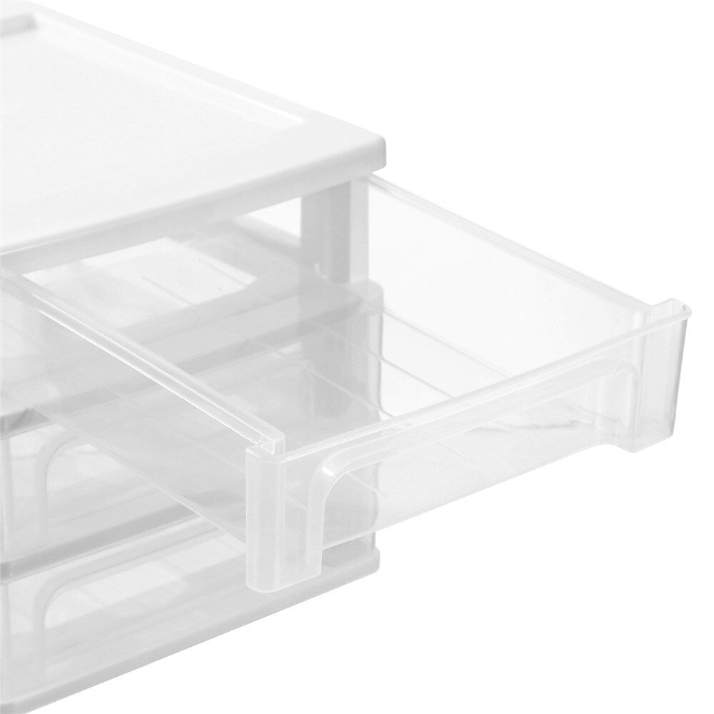 2PK Boxsweden A4 Desktop 3-Drawer Unit 33.5x26cm - Assorted