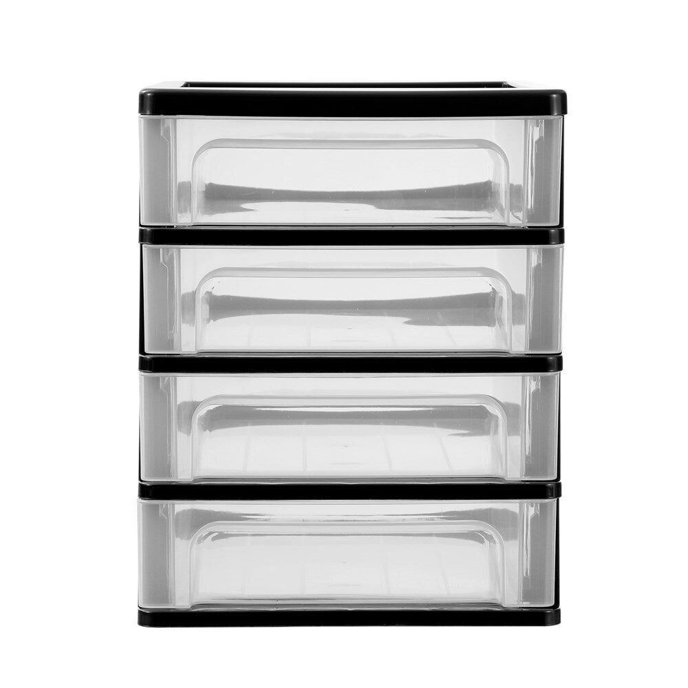 4PK Boxsweden A4 Desktop 4-Drawer Unit 33.5x26cm - Assorted