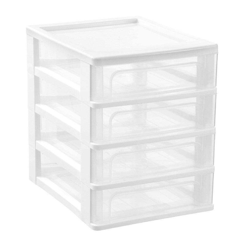 4PK Boxsweden A4 Desktop 4-Drawer Unit 33.5x26cm - Assorted