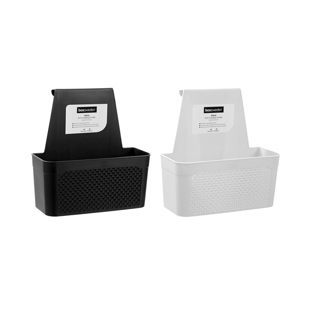 12PK Boxsweden Aero Door Hanging Caddy 24x9.5cm - Assorted