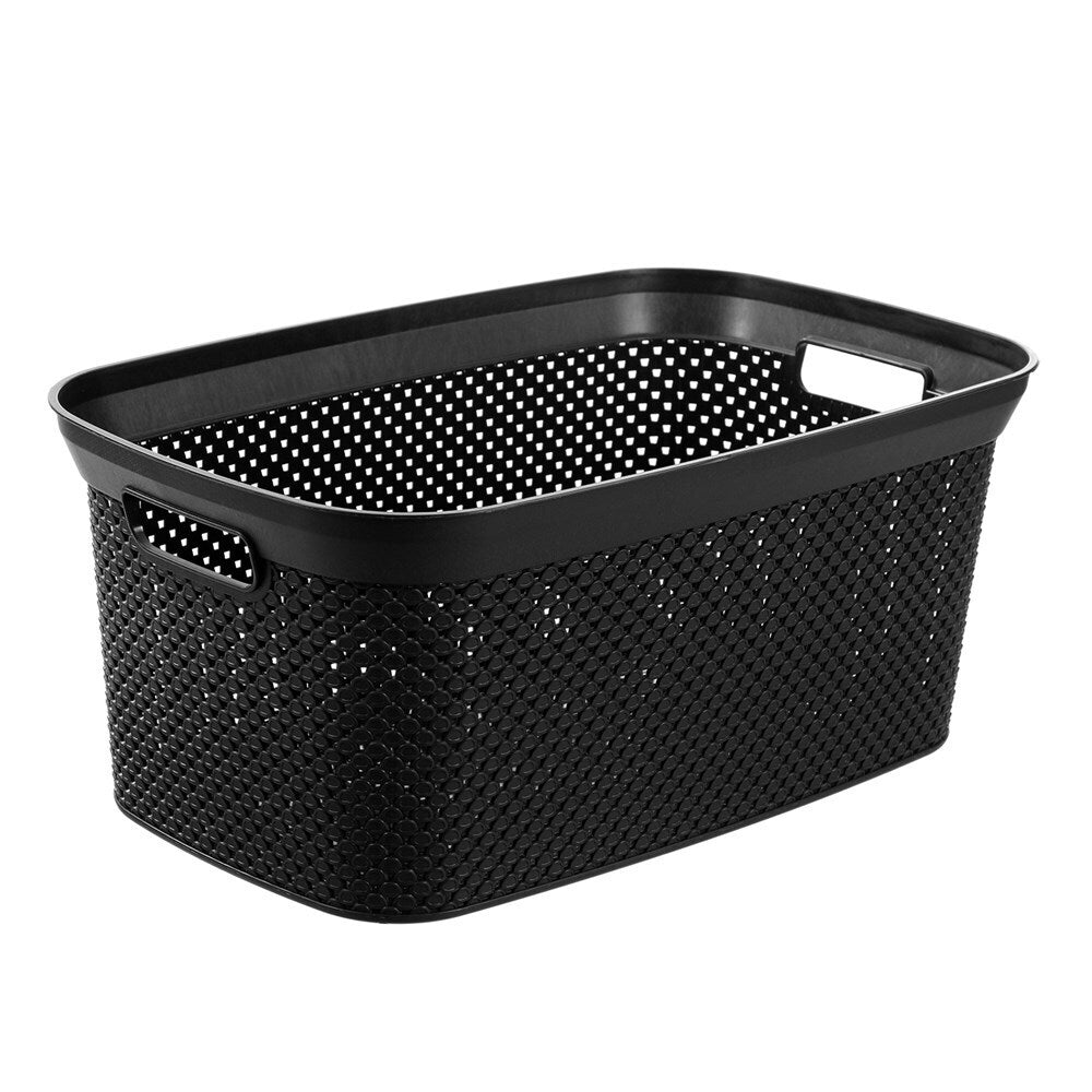 6x 2pc Boxsweden 32L Aero Laundry Hamper Lidded 54x23cm Assorted