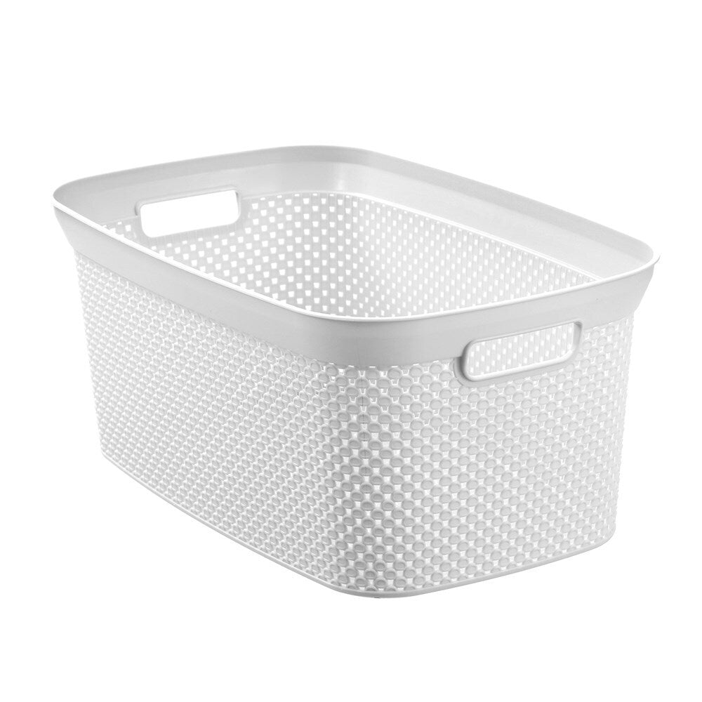 6x 2pc Boxsweden 32L Aero Laundry Hamper Lidded 54x23cm Assorted