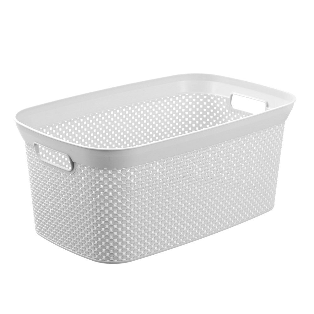 6x 2pc Boxsweden 32L Aero Laundry Hamper Lidded 54x23cm Assorted