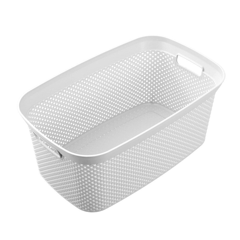 6x 2pc Boxsweden 32L Aero Laundry Hamper Lidded 54x23cm Assorted