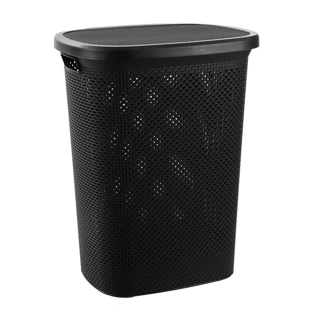 3x 2pc Boxsweden 62L Aero Laundry Hamper Lidded 45x60cm Assorted