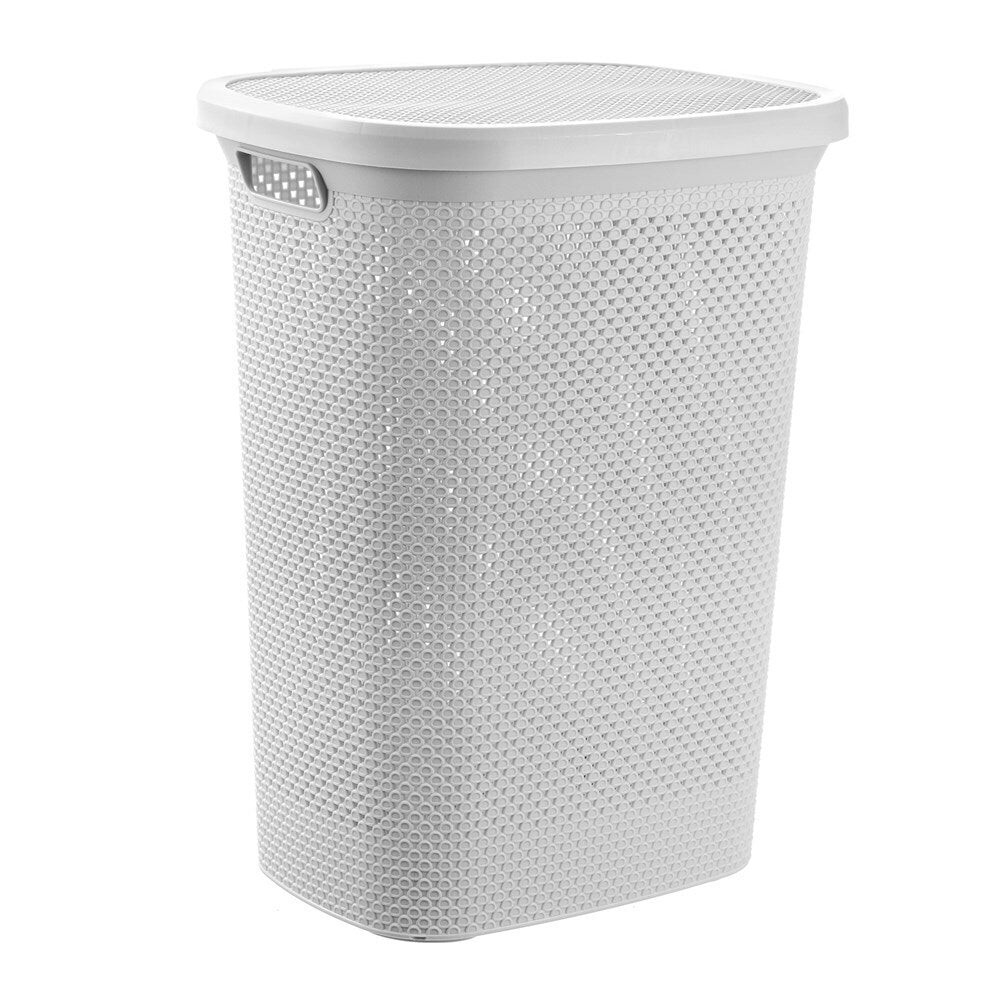 3x 2pc Boxsweden 62L Aero Laundry Hamper Lidded 45x60cm Assorted