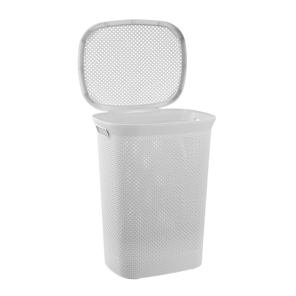 3x 2pc Boxsweden 62L Aero Laundry Hamper Lidded 45x60cm Assorted