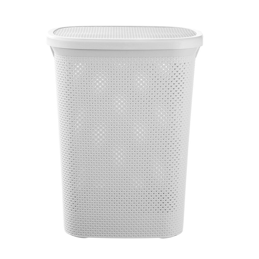 6x 2pc Boxsweden 62L Aero Laundry Hamper Lidded 45x60cm Assorted