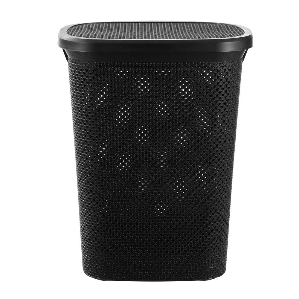 6x 2pc Boxsweden 62L Aero Laundry Hamper Lidded 45x60cm Assorted