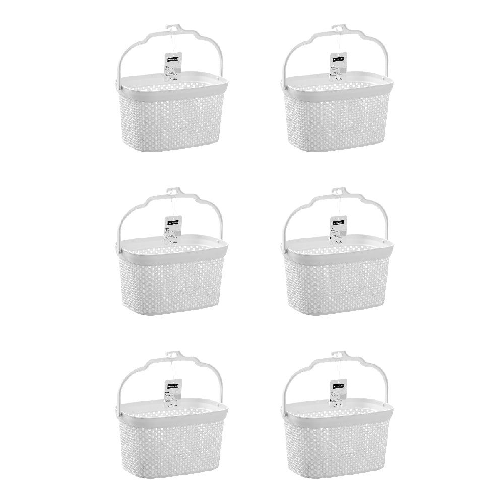 6PK Boxsweden Aero Peg Basket Storage 23.5x14.5cm - Assorted