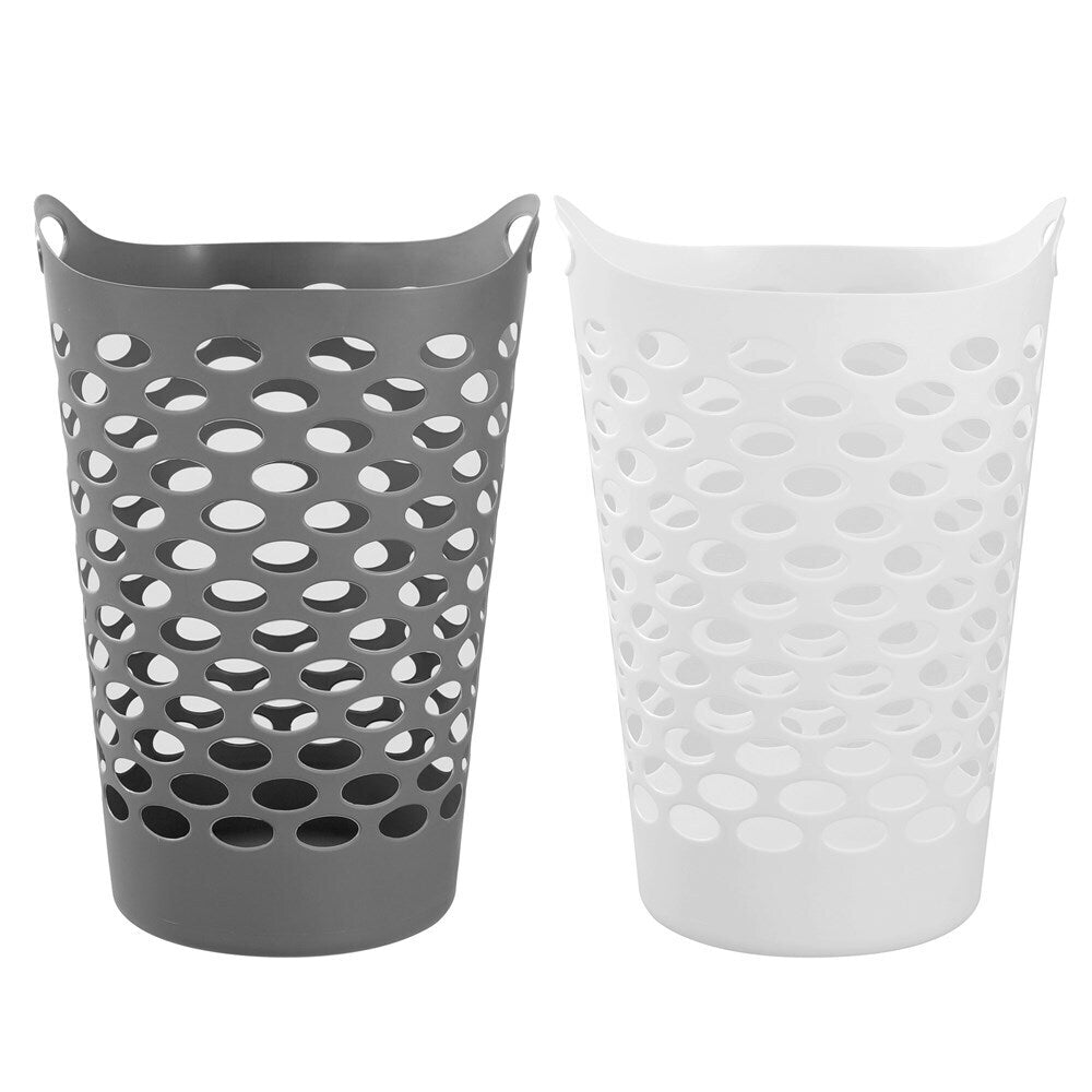 12x Boxsweden 65L Flexible Laundry Basket 40x43cm Assorted
