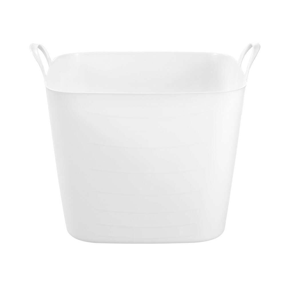 6PK Boxsweden Square Flexible Tub 40L Storage w/ Handle - Assorted
