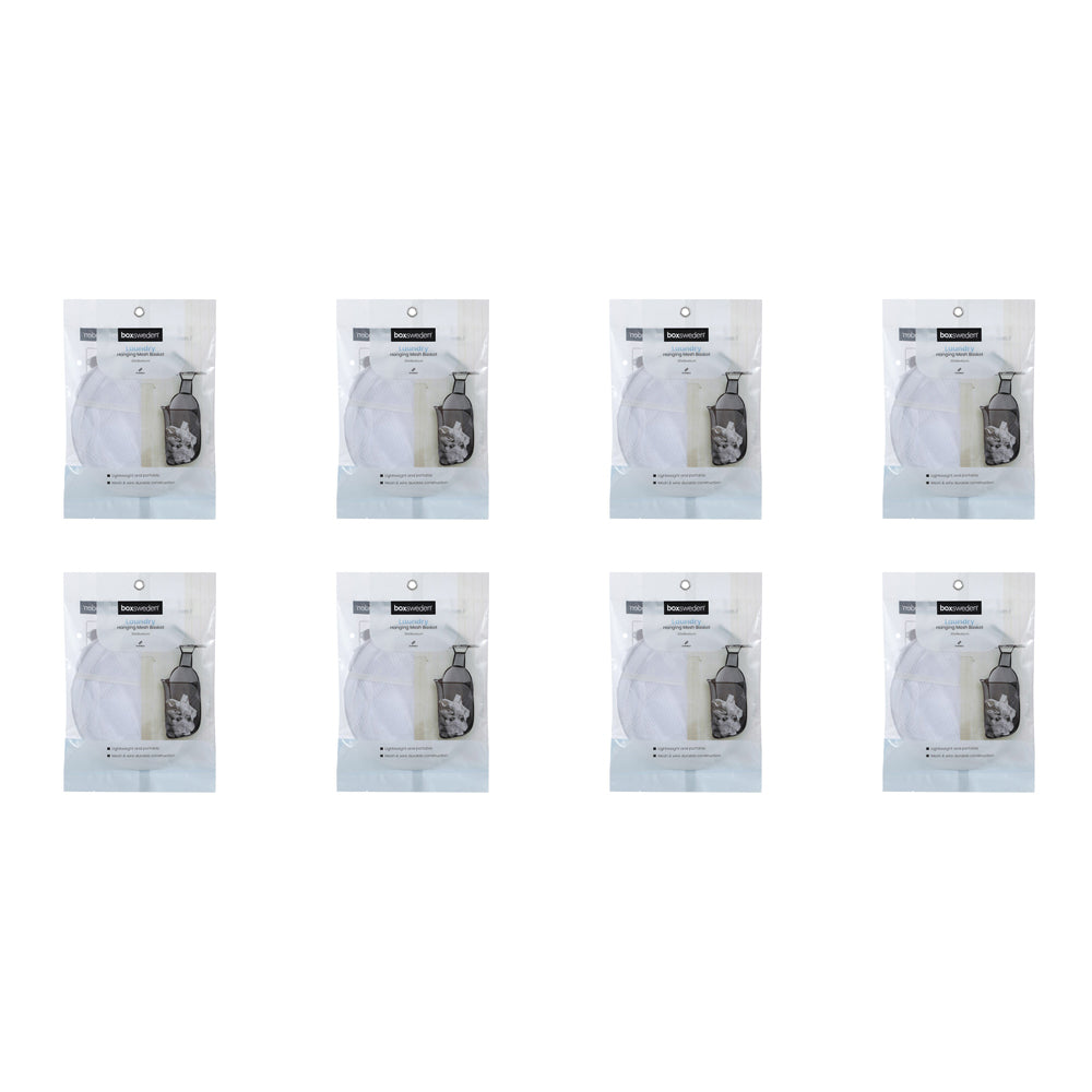 8PK Boxsweden Mesh Laundry Pop-Up Hamper 30x40cm - Assorted