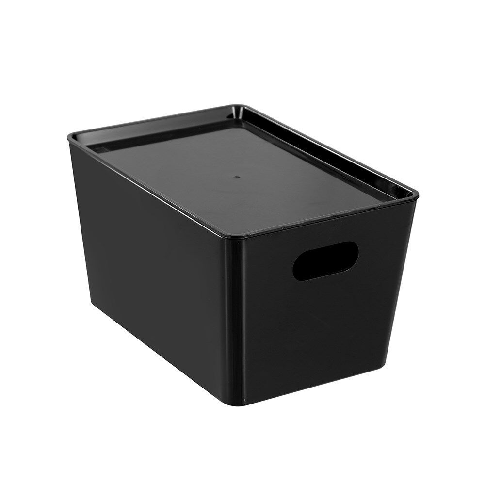 12PK Boxsweden Smooth Tidy Storage Box 5.6L 26x17.5x14.5cm Assorted