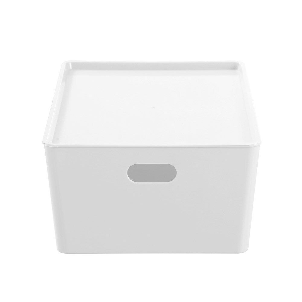 3PK Boxsweden Smooth Tidy Box w/ Lid 12L/26cm - Assorted