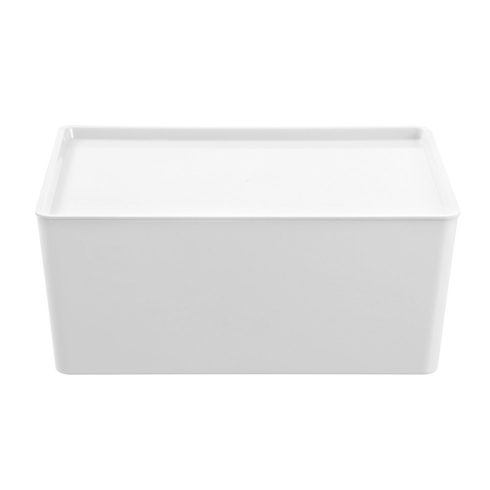 3PK Boxsweden Smooth Tidy Box w/ Lid 12L/26cm - Assorted