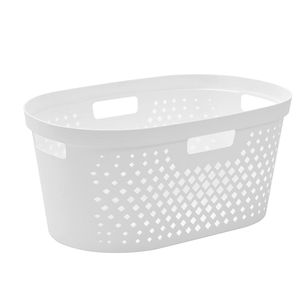 6PK Boxsweden Diamond 40L Laundry Basket Hamper - Assorted
