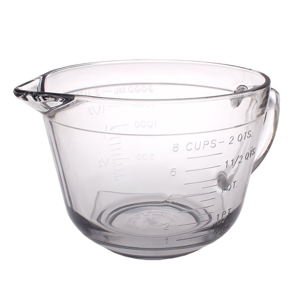 2PK Kitchen Classics Glass Batter Bowl 2L Kitchen Cookware