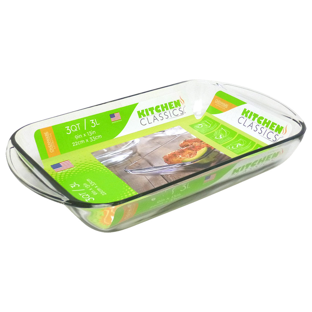 2PK Kitchen Classics Baking Dish 3L Kitchen Cookware 22x33cm