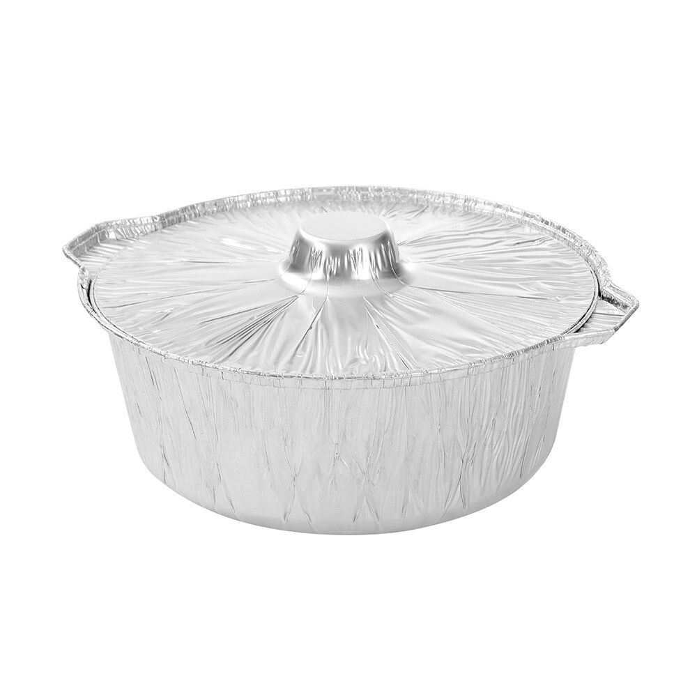 12PK Lemon & Lime Super Thick and Strong Foil BBQ Pot Large 8L 39cm