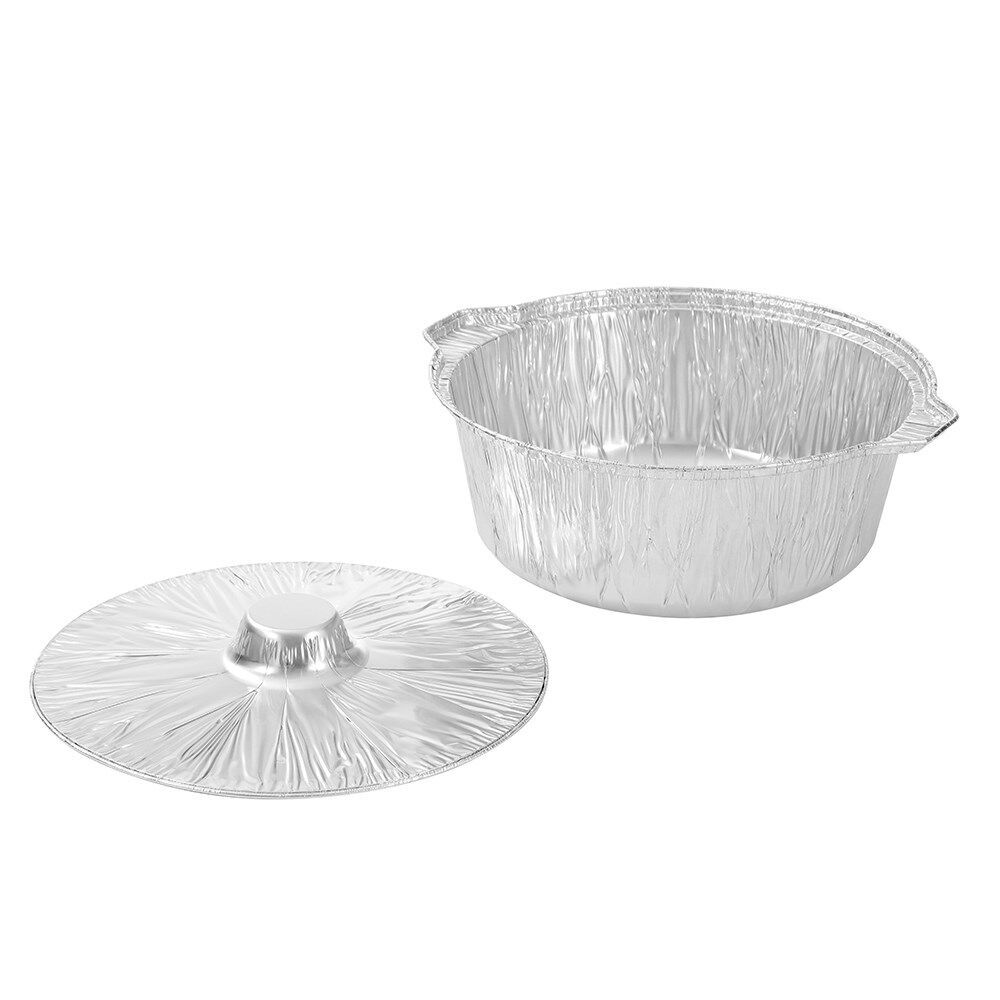 12PK Lemon & Lime Super Thick and Strong Foil BBQ Pot Large 8L 39cm