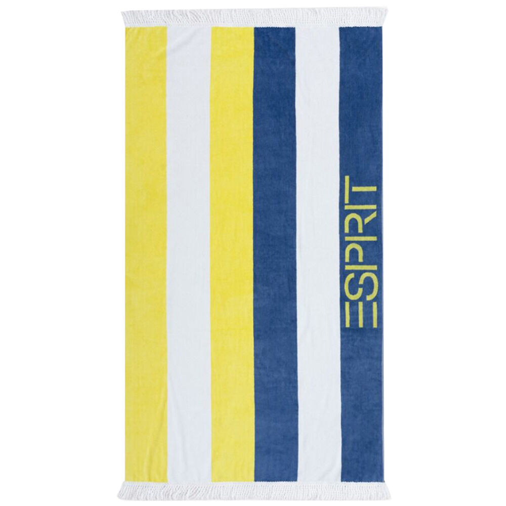 Esprit Brighton Cotton Beach Towel 400gsm 100cm x 180cm Yellow