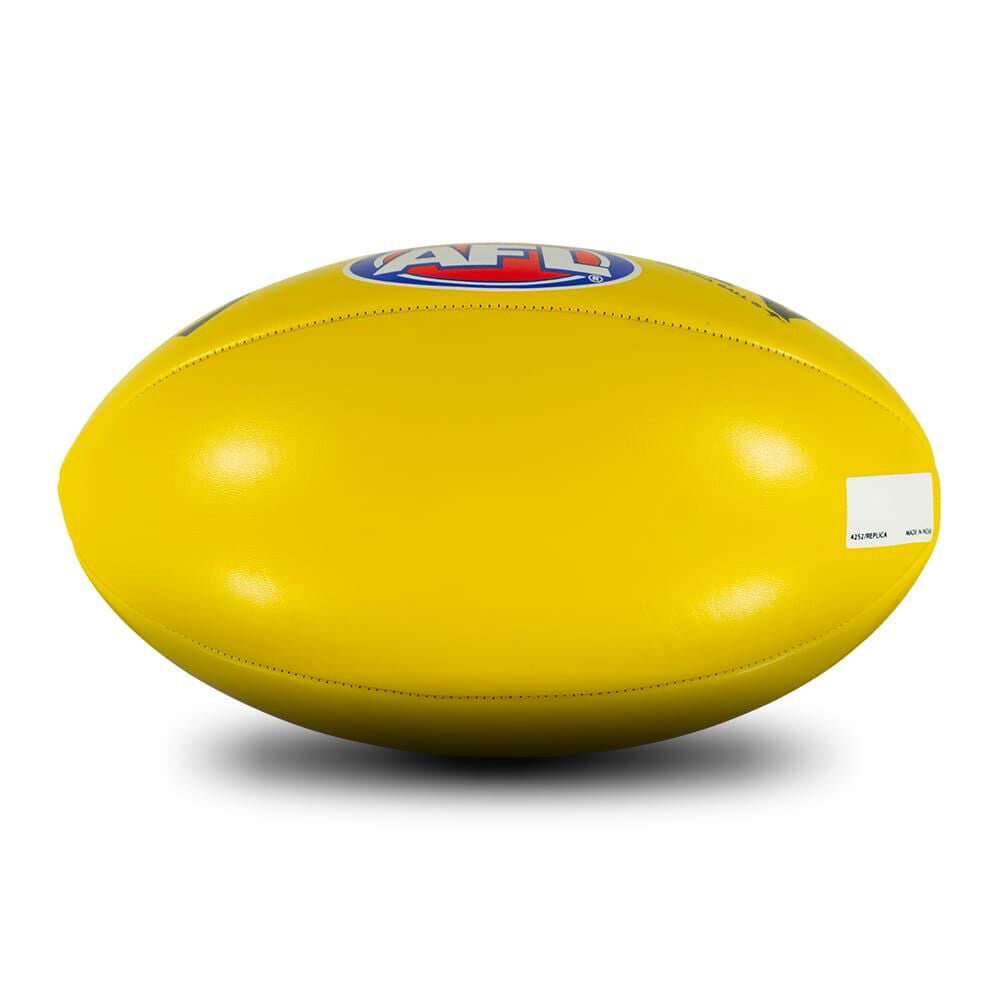 Sherrin PVC AFL Outdoor Recreational Play Replica Football Size 5 Yellow