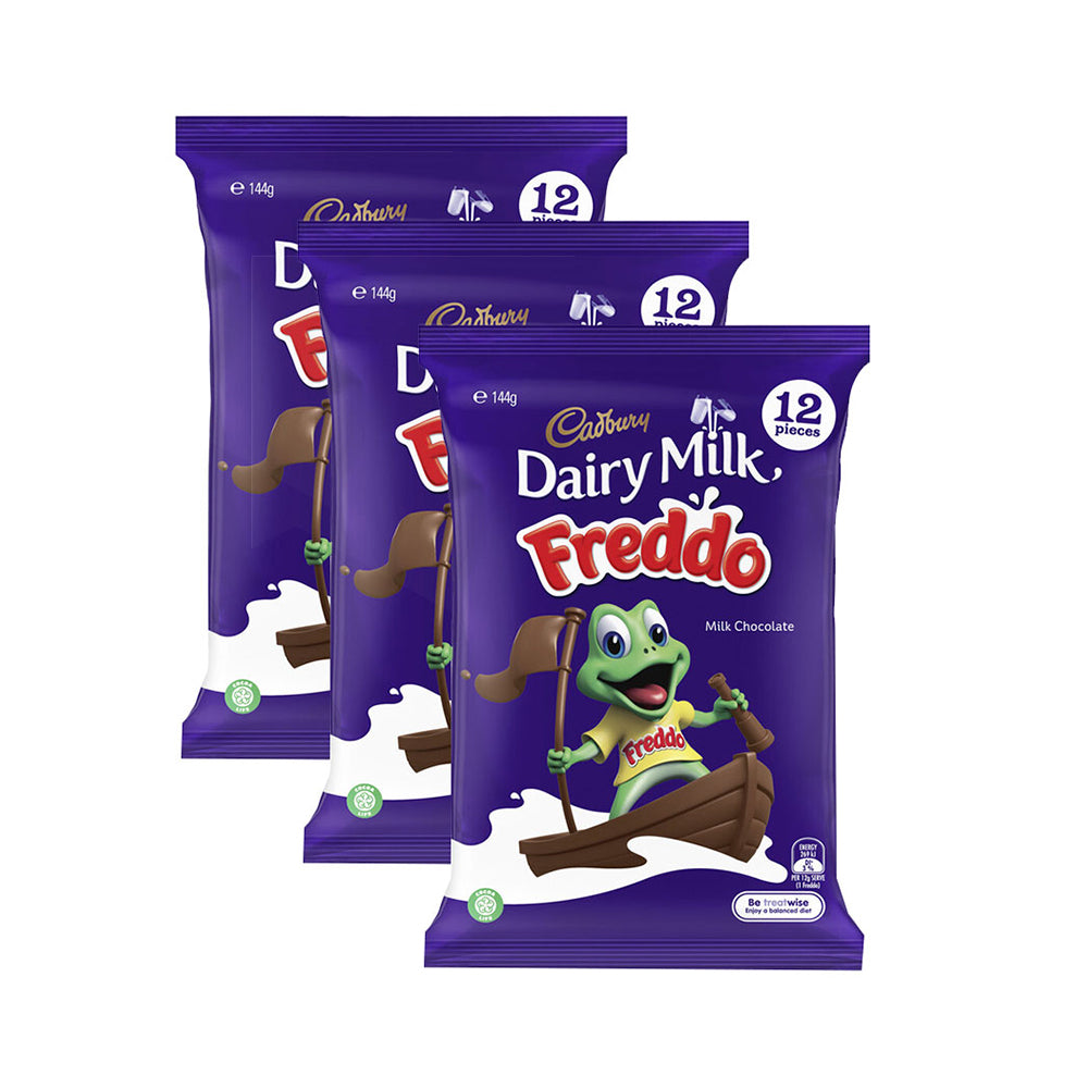 3x 12pc Cadbury 144g Freddo Sharepack