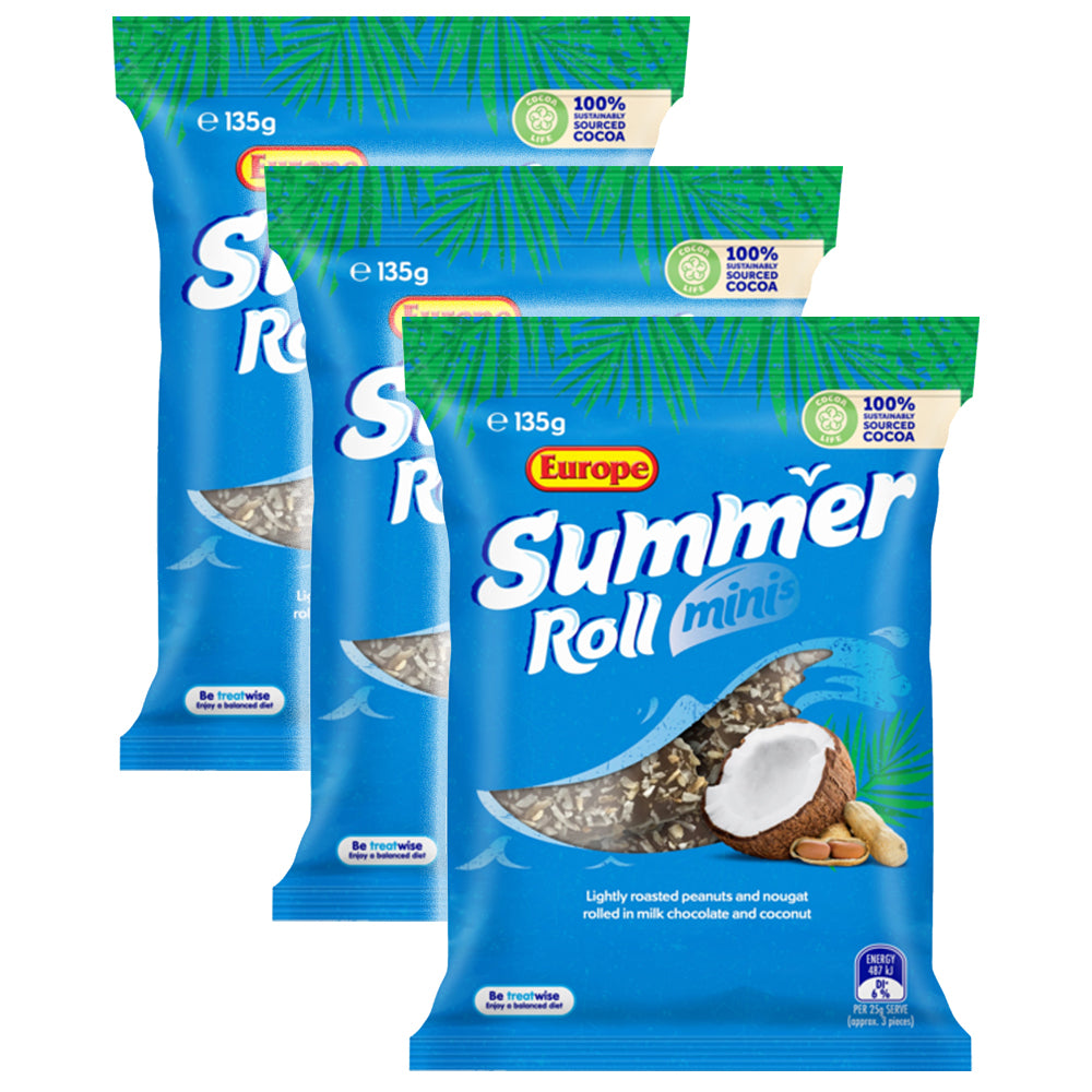 3PK Europe Summer Roll Minis Bag 135g