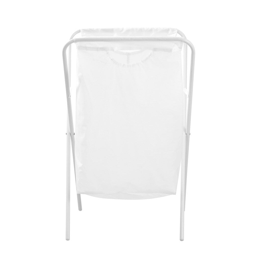 6PK Boxsweden Foldaway Laundry Hamper Basket 42x64cm - White