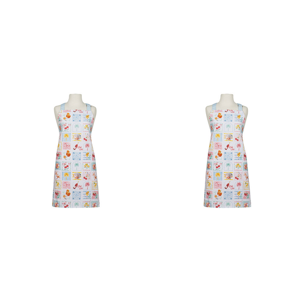 2PK Ladelle Capri Cotton Home/Kitchen Adjustable Cooking Apron Washable/Reusable