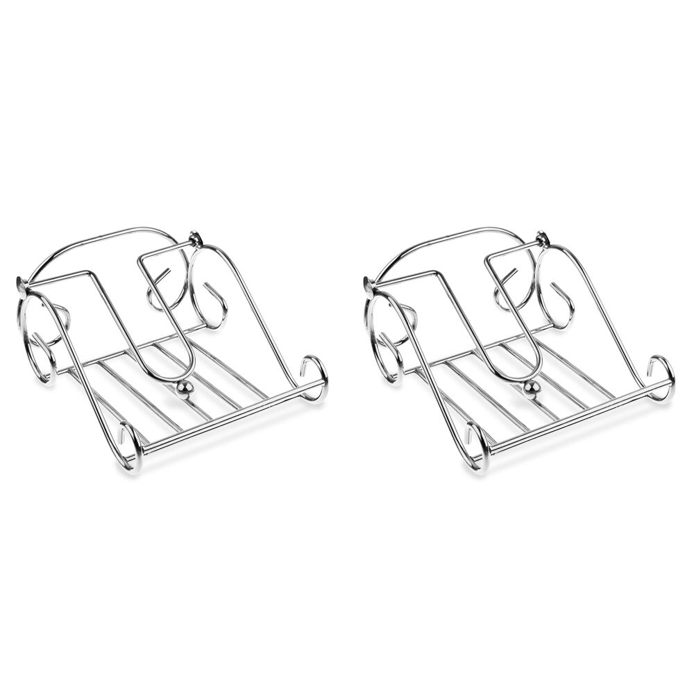 2PK Entree Kitchen Stylish Scroll Napkin Holder Serviette Dispenser Chrome