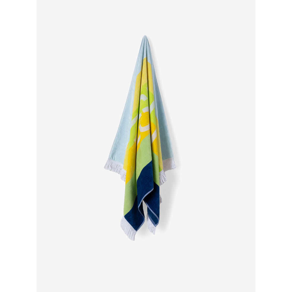 Esprit Cotton Beach Towel 80x160cm - Florida Cobalt