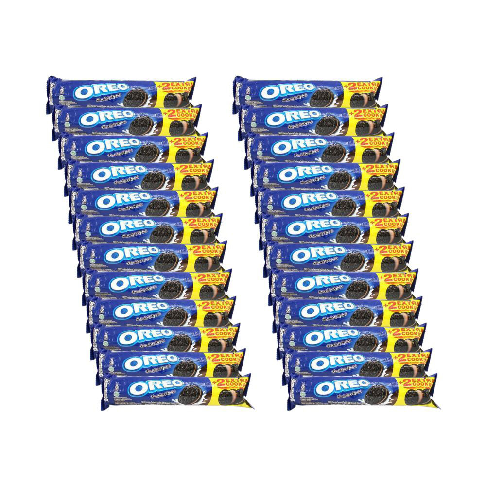 24PK Oreo Chocolate Cocoa Cream Filling Biscuit 119.6g Confectionery
