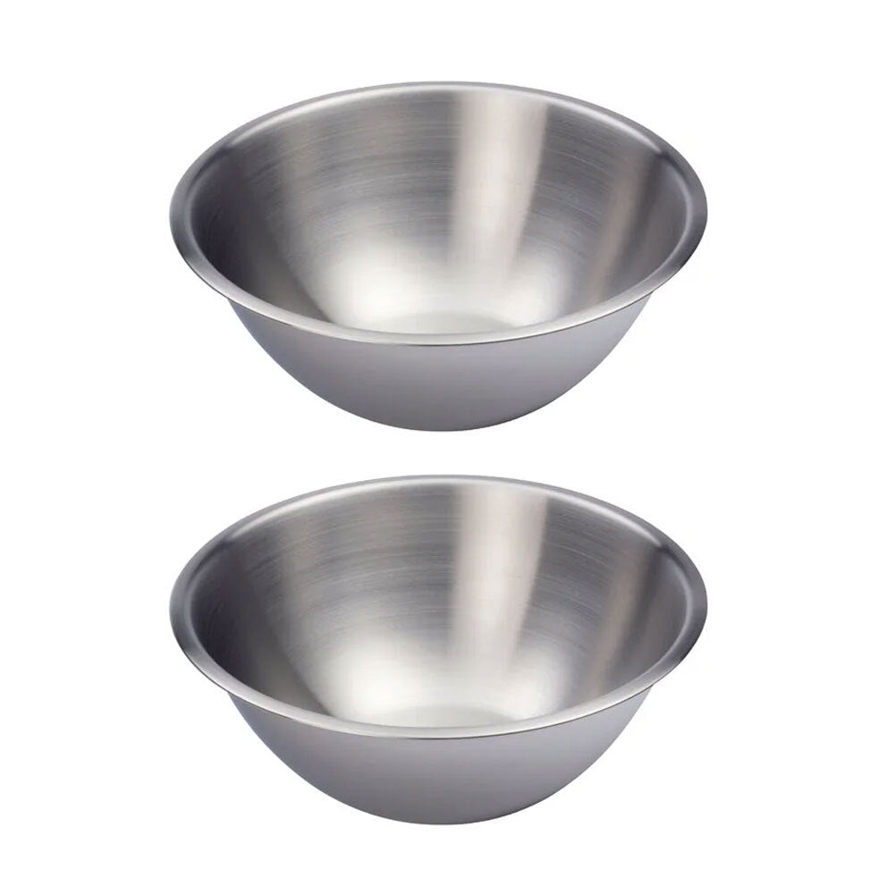 2PK Eterna Satin Stainless Steel Mixing Bowl 27cm/3.7L