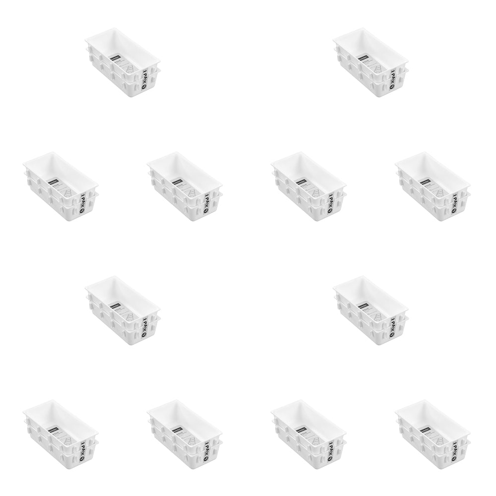 24pc Boxsweden Interlock Drawer Organiser Square 17.5cm - Assorted