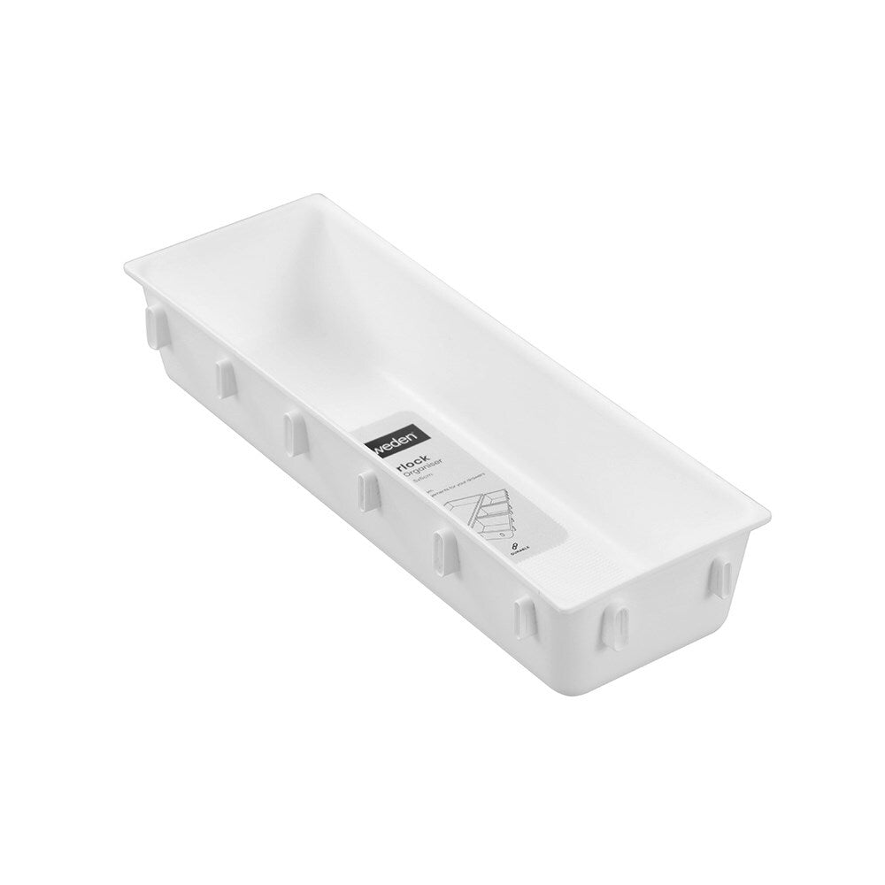 12PK Boxsweden Interlock Drawer Organiser Rectangle 26x8.5cm - Assorted