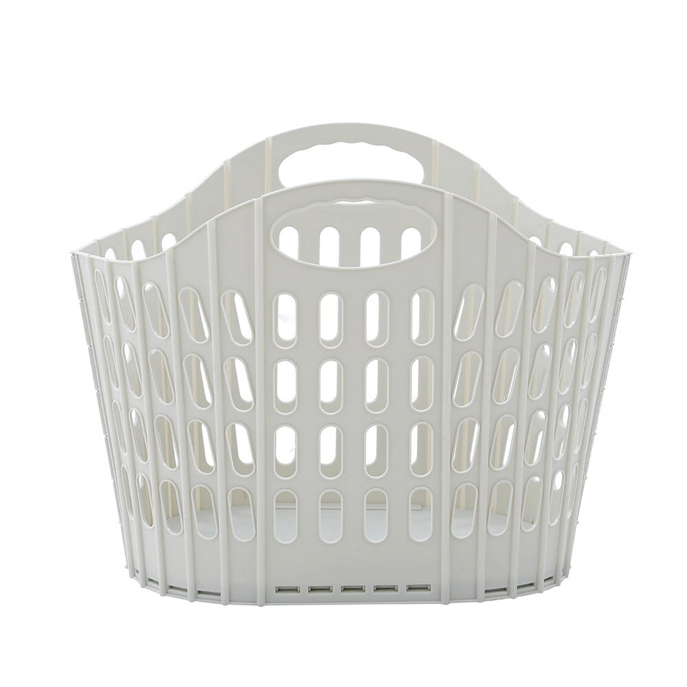 3PK Boxsweden Foldaway Laundry Hamper Basket 52x39cm - Assorted