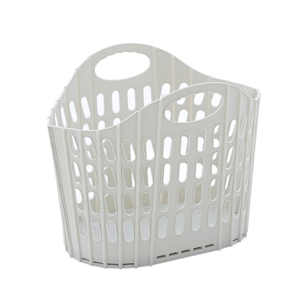 3PK Boxsweden Foldaway Laundry Hamper Basket 52x39cm - Assorted