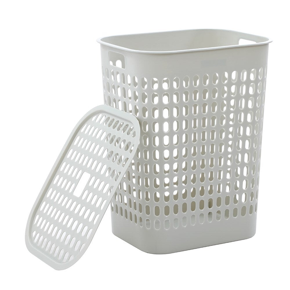 4PK Boxsweden 58L Laundry Lidded Basket Hamper Large - Assorted