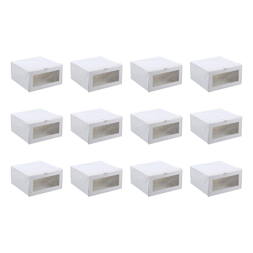 12PK Boxsweden Kloset Linen Foldable Clothing Storage Box 38x40x20cm