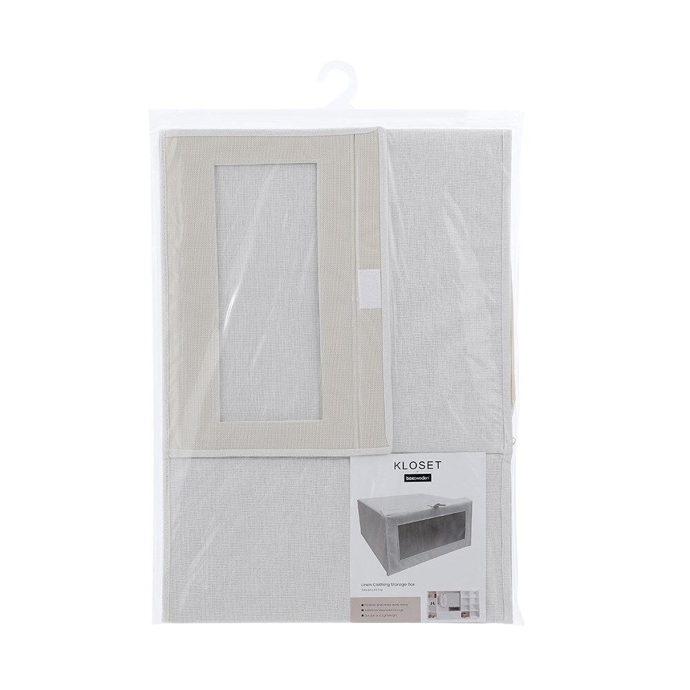 12PK Boxsweden Kloset Linen Foldable Clothing Storage Box 38x40x20cm