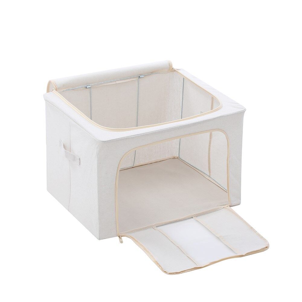 8PK Boxsweden Kloset Linen Storage Box with Metal Frame 50x40x33cm